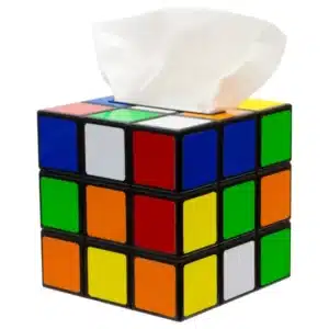 Zauberwürfel-Taschentuchbox